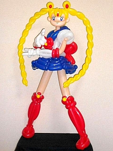 cartoni animati creati con i palloncini N5 sailor moon