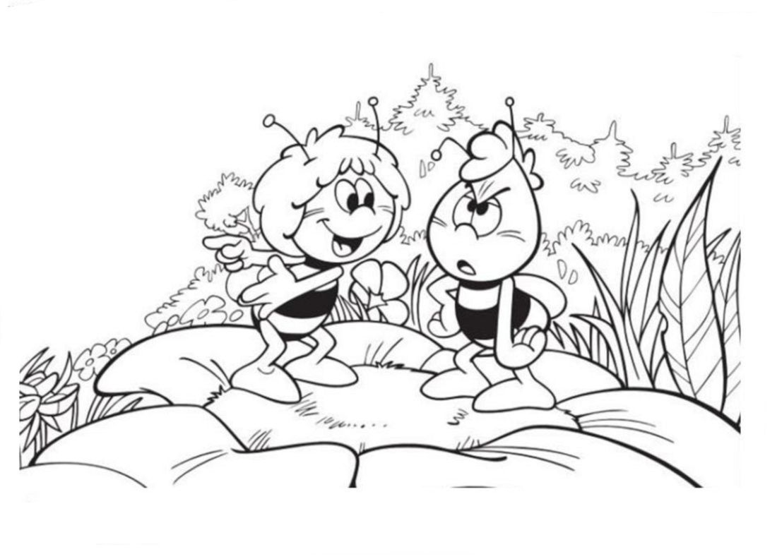 Coloring Book Ape Maia