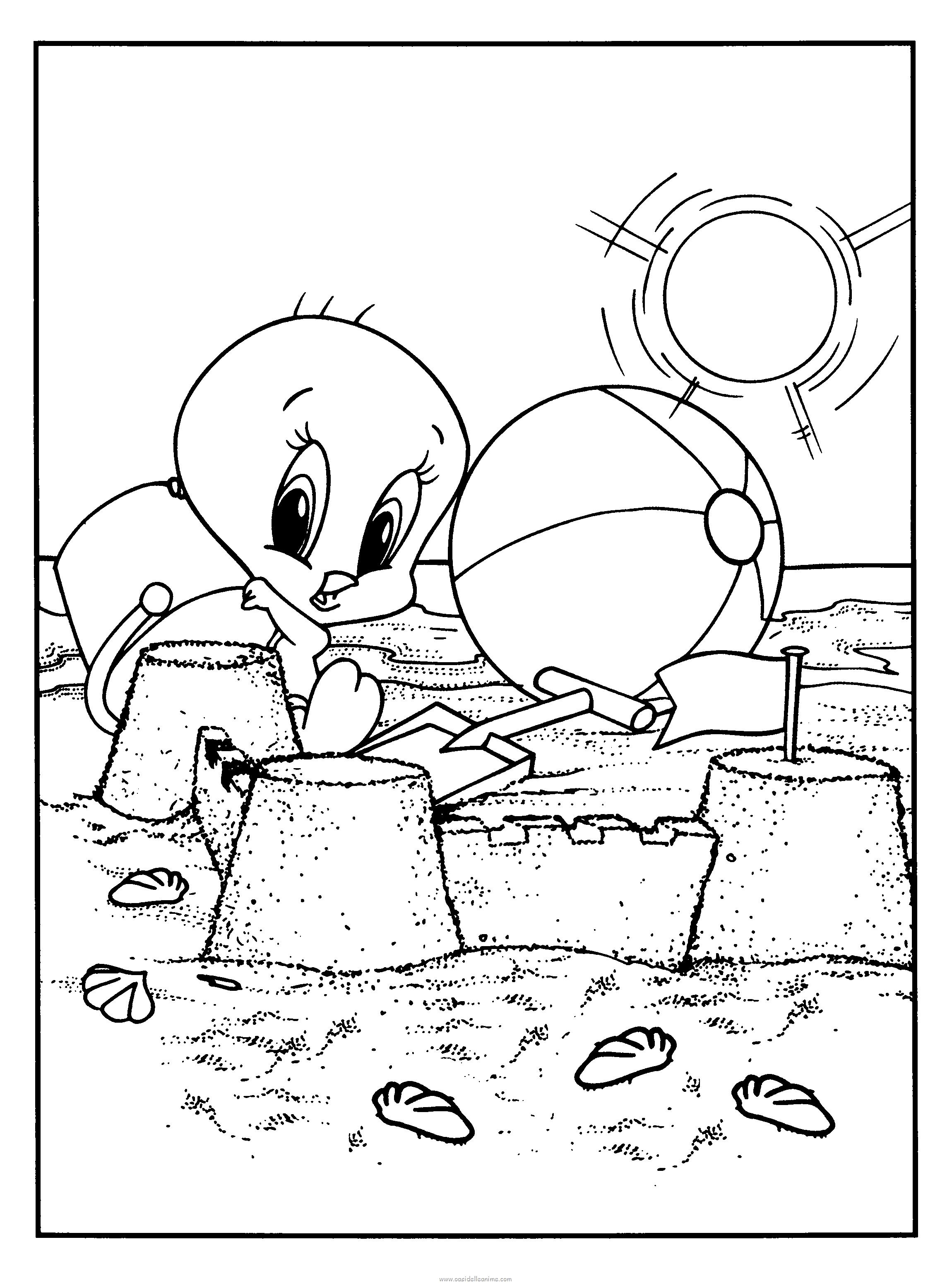 Coloring book Baby Looney Toons