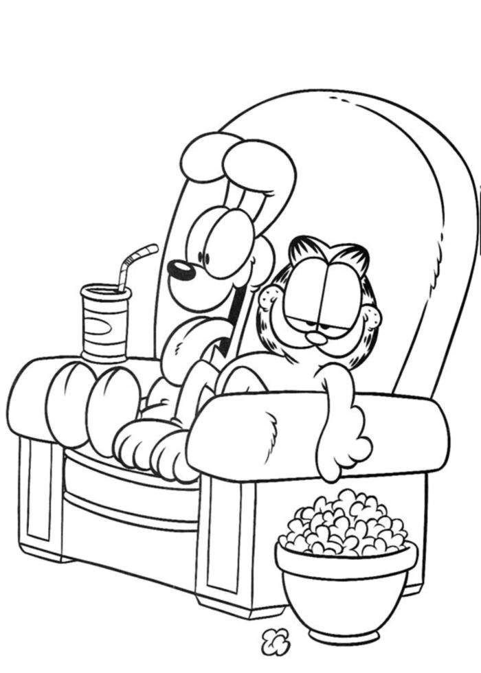 Coloring Book Garfield