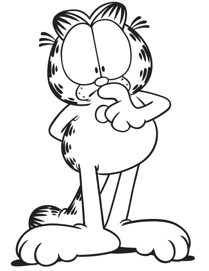 Coloring Book Garfield