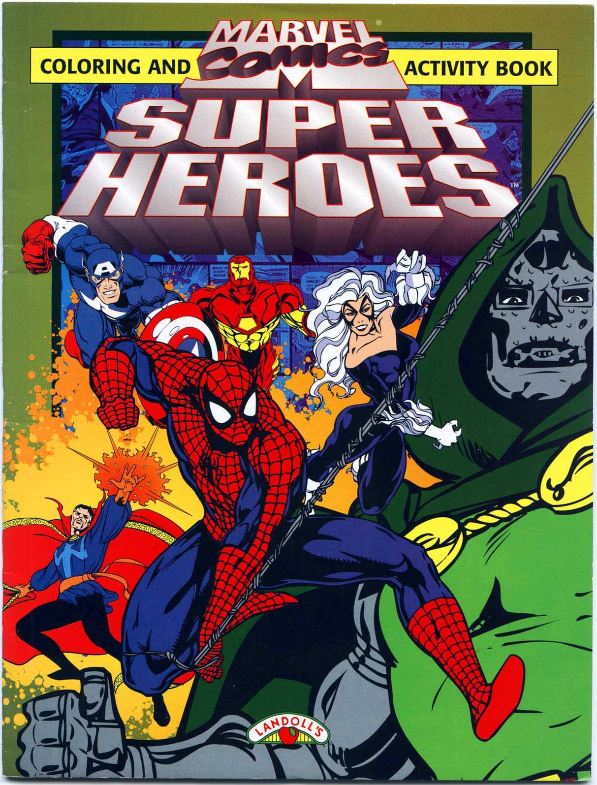Coloring book Marvel Super heroes
