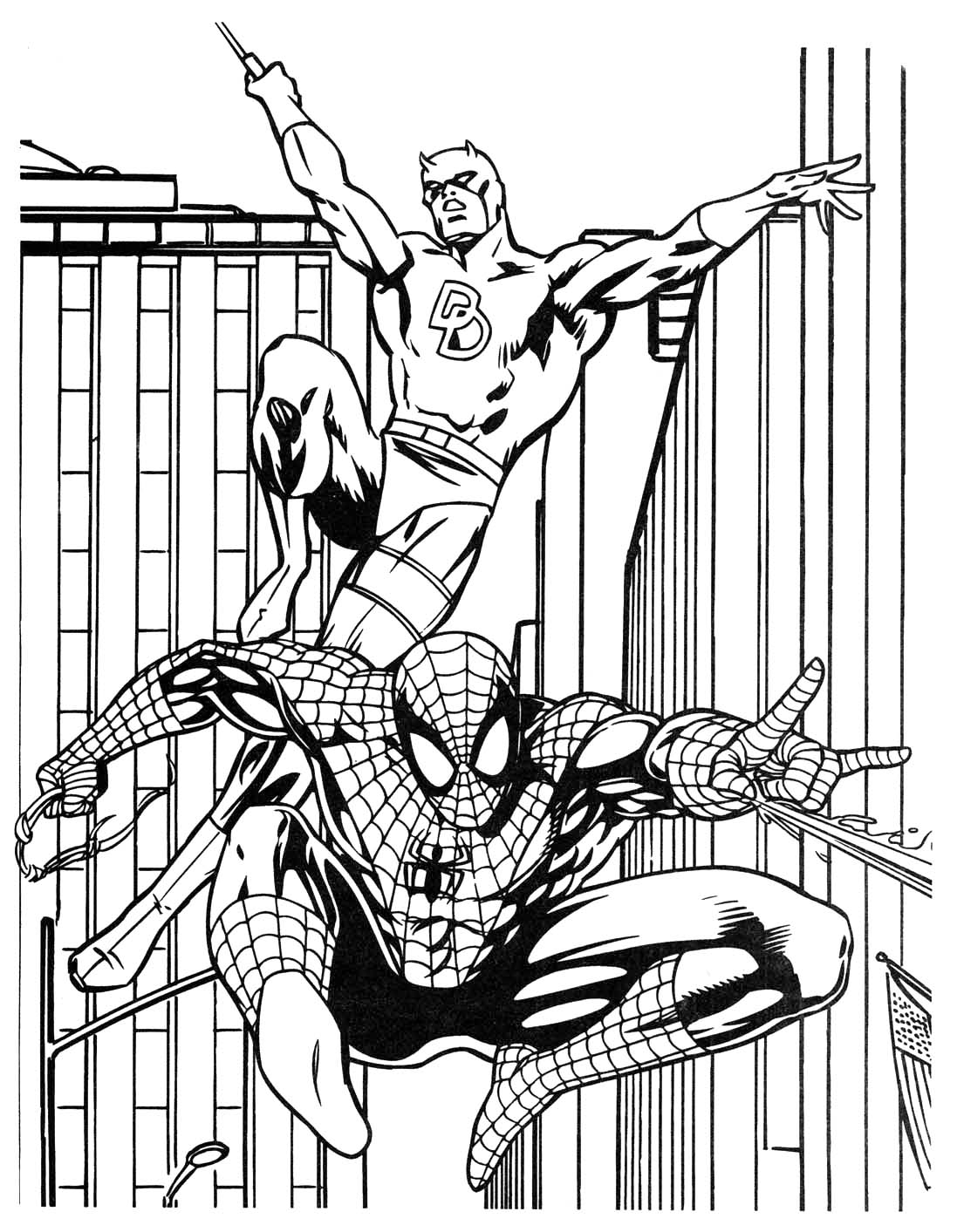 Coloring book Marvel Super heroes