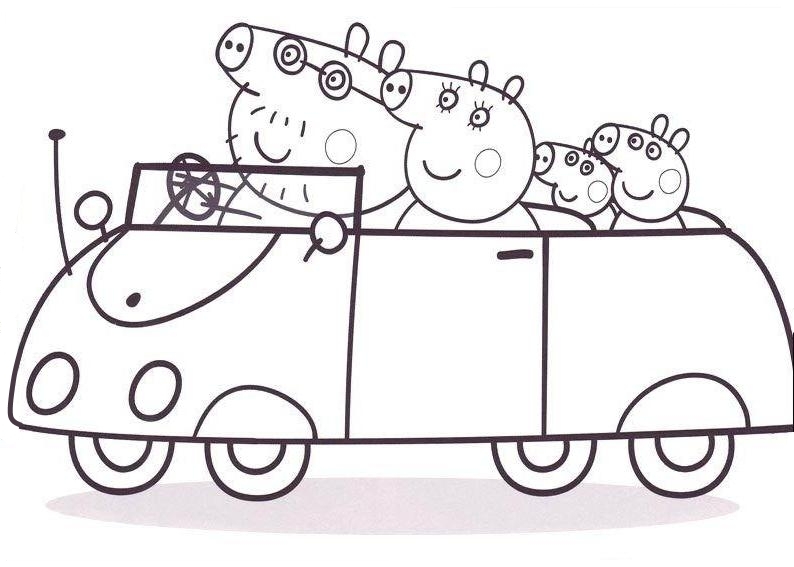 Immagini Da Colorare Peppa Pig