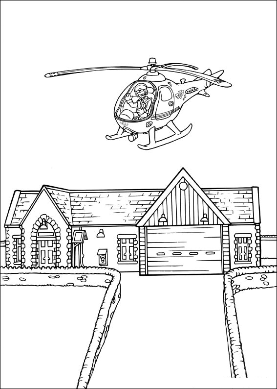 Coloring Book Sam Il Pompiere