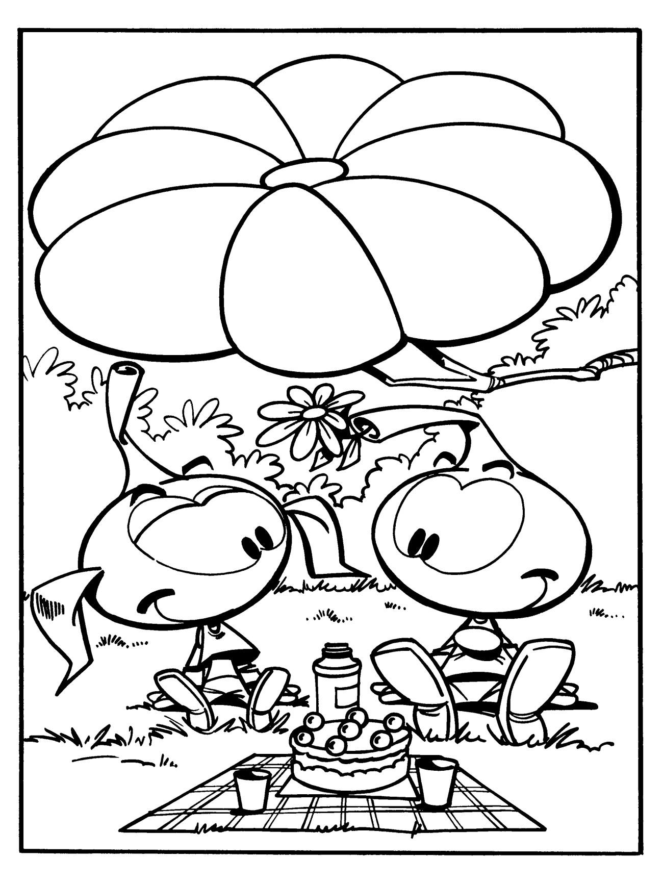 Coloring Book Image Coloring book Gli Snorky