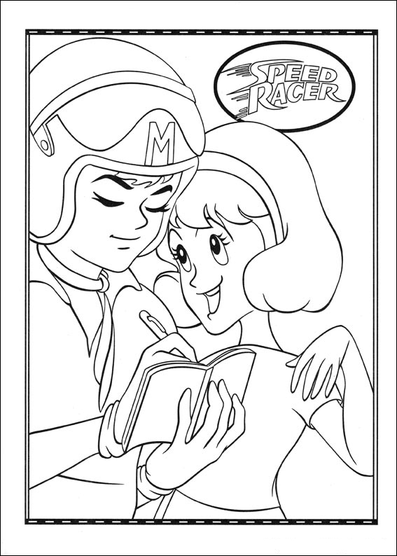 mach five coloring pages - photo #5