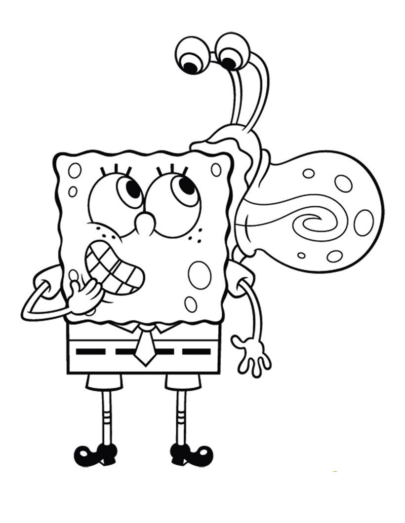 Coloring book - Spongebob