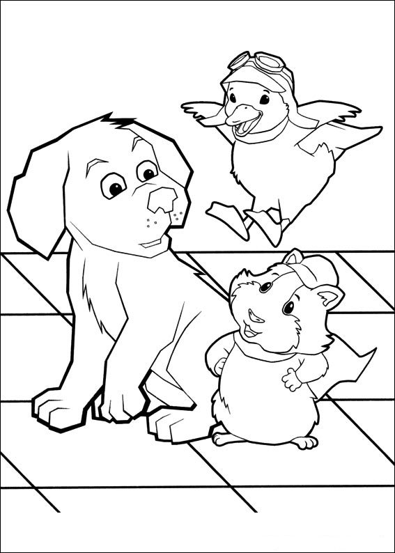 Colouring Pictures Of Pets Coloring book Wonder Pets