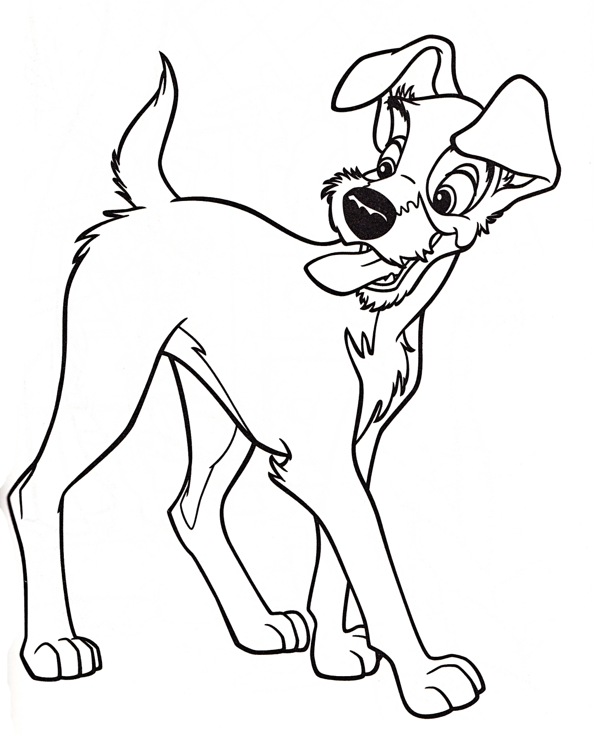 Lady And Tramp Coloring Pages Lilli e il Vagabondo Immagini da colorare