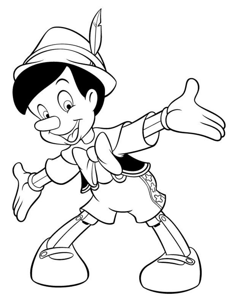 Pinocchio Colorare