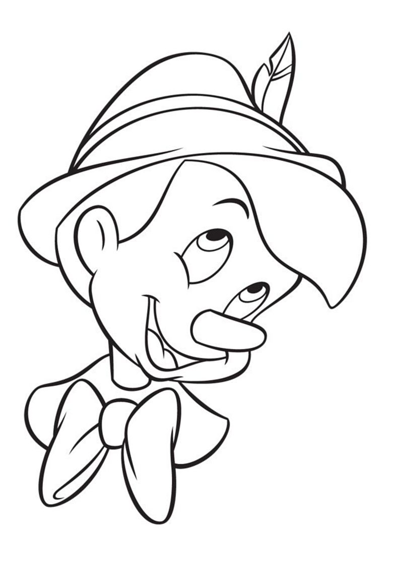 Pinocchio Coloring Sheet Pinocchio Colorare