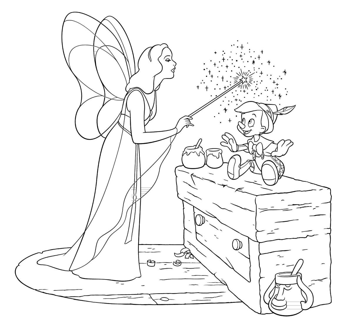 Pinocchio Colorare