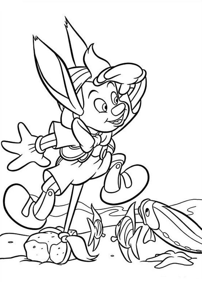 Pinocchio Coloring Book Pinocchio Colorare