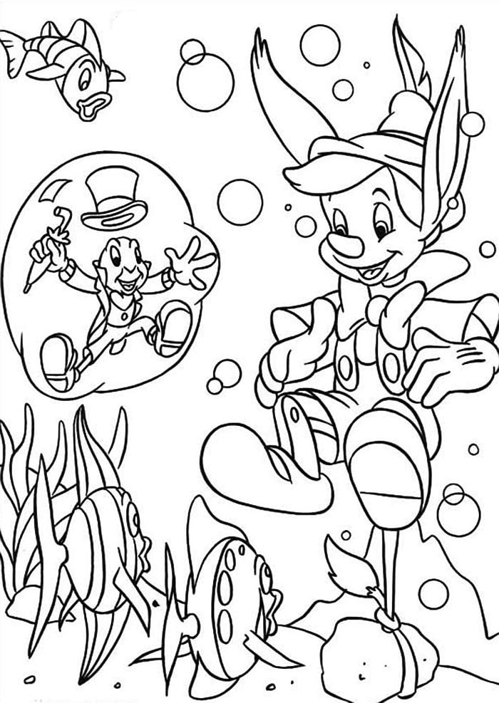 Pinocchio Coloring Book Pinocchio Colorare