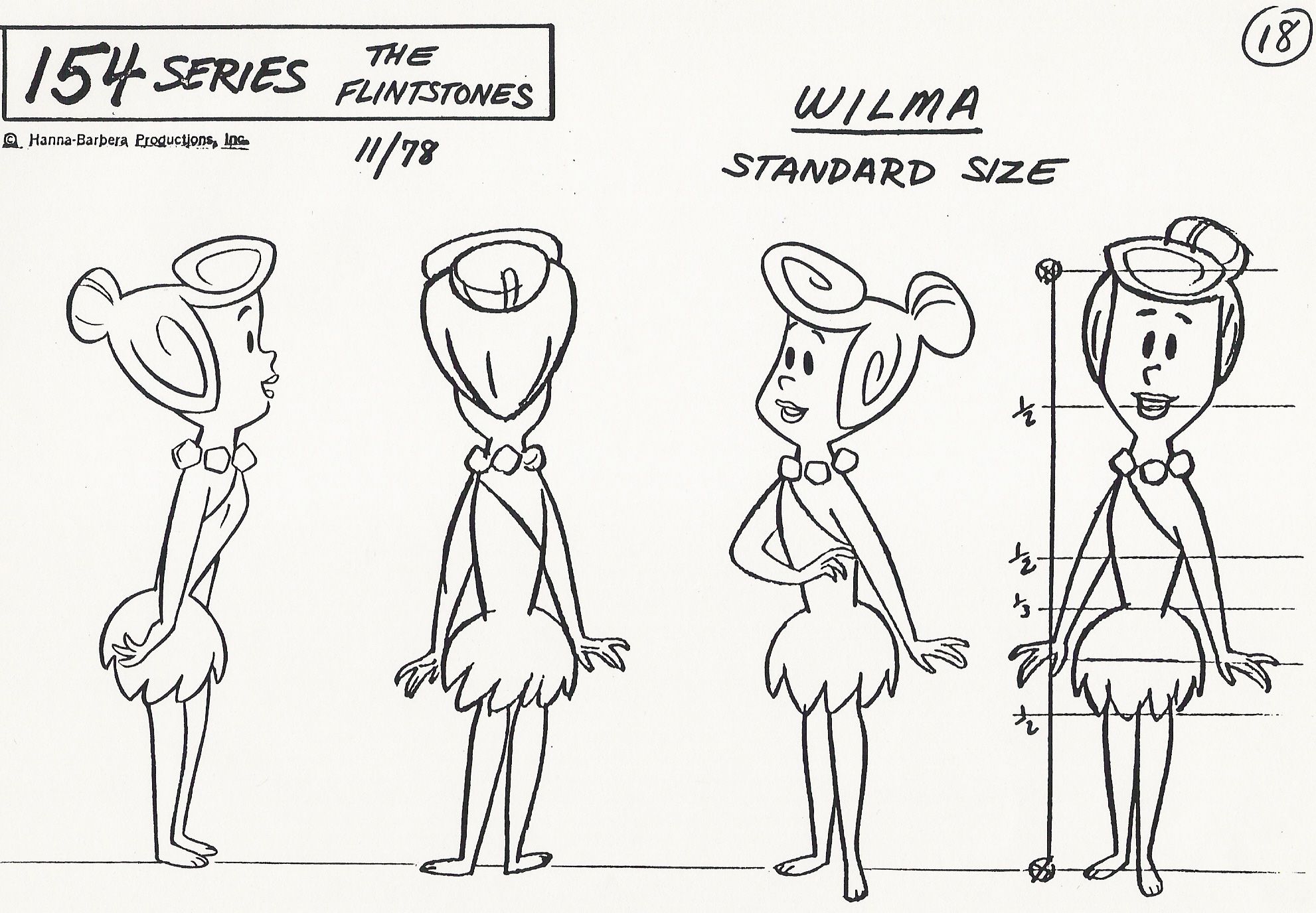 Hanna-Barbera - Model Sheet.