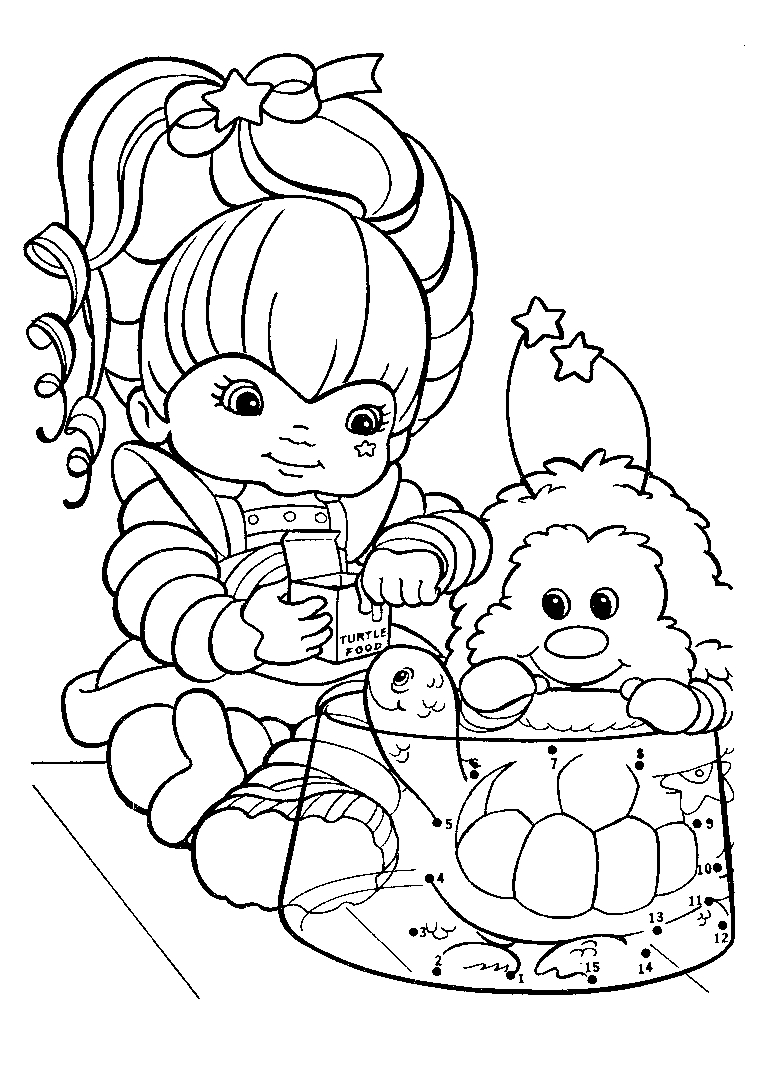 rainbow bright coloring pages - photo #6