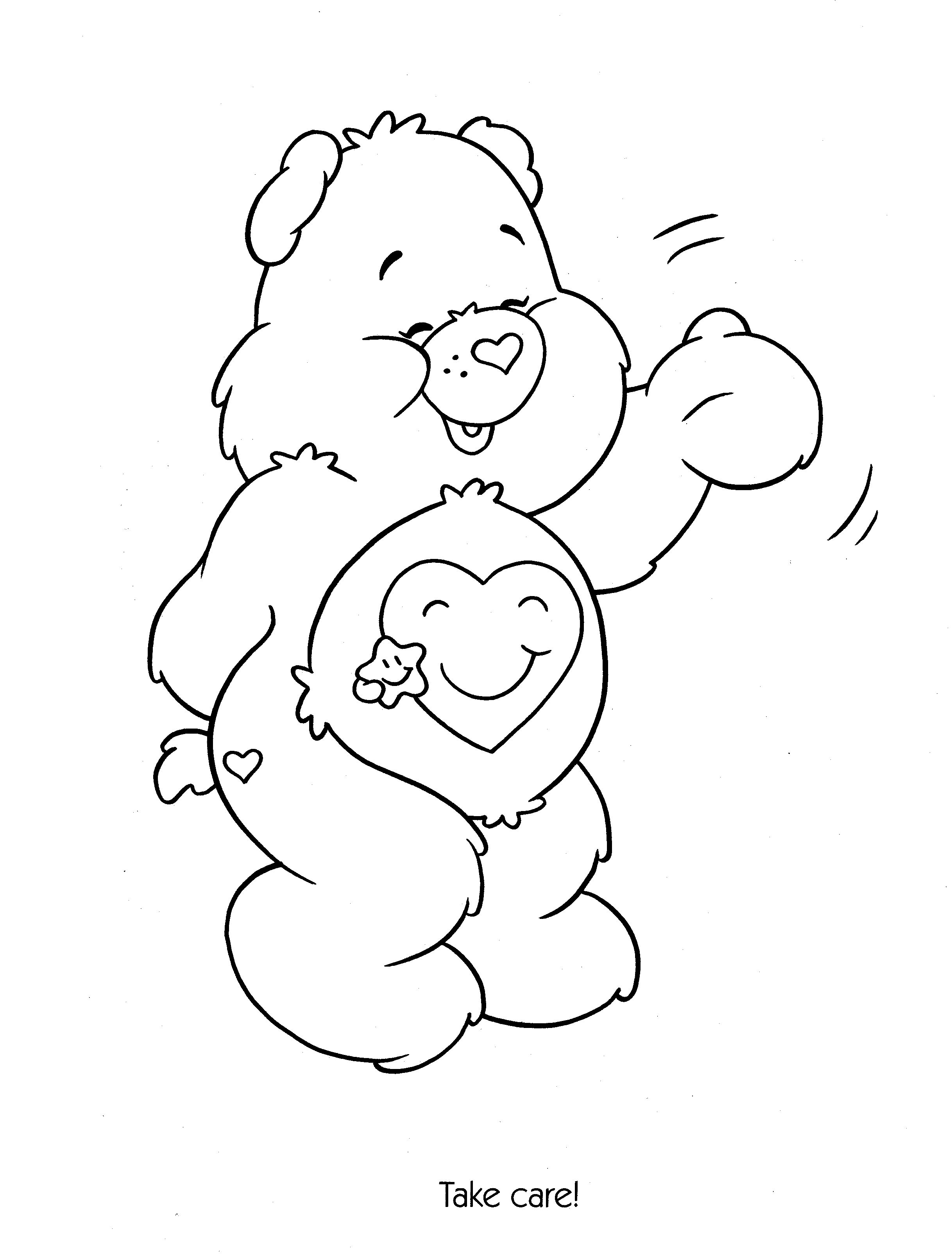 panda care bear coloring pages - photo #10