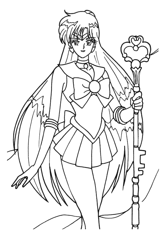 anime sailor moon coloring pages - photo #11