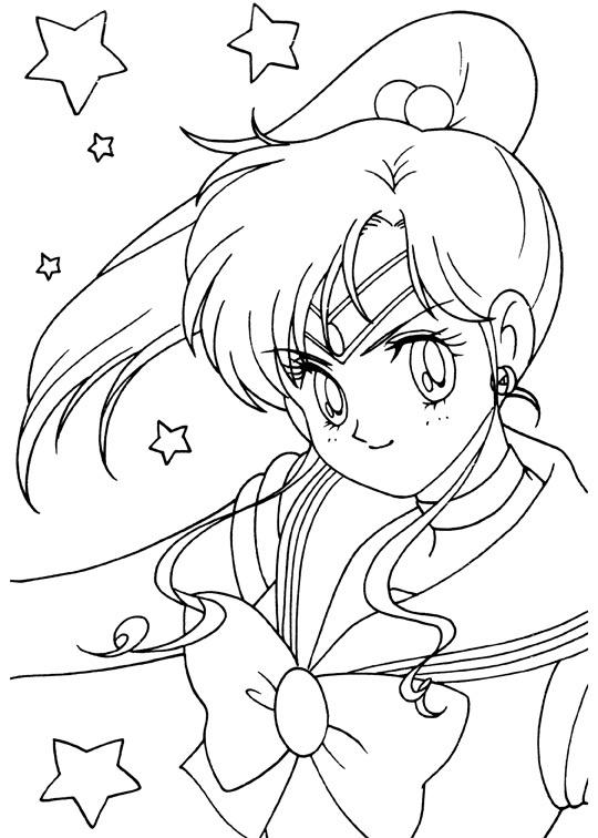 anime sailor moon coloring pages - photo #36